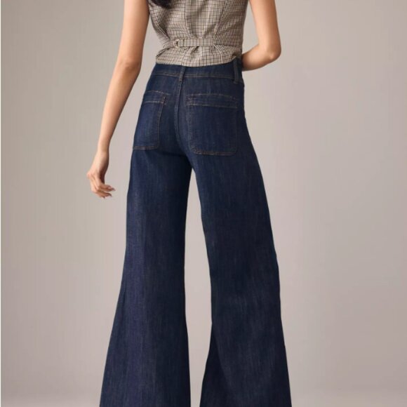 Pilcro High-Rise Wide-Leg Trouser Jeans - Picture 6 of 7